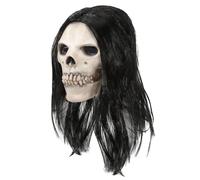 Skull Masque - Latex Breathable Scary Halloween Masque | Carnival Helmet Horror Face Cover for Adult Performance Prop School Photo Haunted House Party