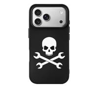 Skull Mechanic Case Compatible with iPhone 17 Pro | Non-Slip Drop-Resistant TPU Protection