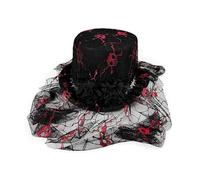 Skull Mesh Fascinator Hat | Halloween Top Hat Horror Fascinators Mesh Skull - Seasonal Girls Headpiece Gothic Stage Fascinators for Carnival, Theater Performances