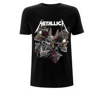 Skull Moth T Shirt metallica Black XXL