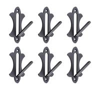 Skull Mount Hanger, Skull Hook Trophy Ascend, Great Durability, 6 Pieces Heavy Duty Strong Load Bearing Bracket Catch for Small Animals Coyote Cabin Game Room Mule Antelope Ranch House Home, 400g