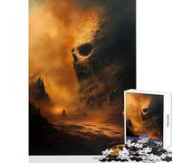 Skull Mountain Landscape Jigsaws for Adults1000 Pieces Gifts for Women Men Difficult Challenge Home Decoration Toys for Age 14+ Game (38x26cm)
