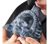 Skull Novelty Toy Strange Sound 9cm Table Decoration for Christmas Halloween Birthday