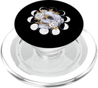 Skull Occult Moon Witchcraft The Witch Vintage Gothic PopSockets PopGrip for MagSafe