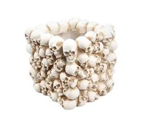 Skull Pen Holder, Gothic Scary Skull Pen Pot, Large Capacity, Skull Makeup Brush Holder, Skull Makeup Brush Holder, Multipurpose Skull Toothbrush Holder