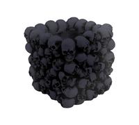 Skull Pen Holder, Gothic Scary Skull Pen Pot, Large Capacity, Skull Makeup Brush Holder, Skull Makeup Brush Holder, Multipurpose Skull Toothbrush Holder
