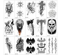 Skull Pirate Temporary Arm Tattoo Dark Waterproof Sticker 9.8×5.8 A172