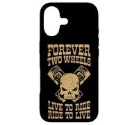 Skull & Pistons Forever Two Wheels Case for iPhone 17