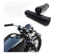 SKULL PIVOT Black Skull style Hand Grips 1 inch Handlebar Compatible with H-D XL 883 1200 Hugger Sportster Cruiser Softail Fat Boy Dyna Road King Universal Fits 1" Motorcycle Handle Grips