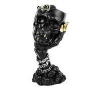 Skull Plant Pots - Decorative Flower Pot for Indoor Plants | Unique Ceramic Plant Holder with Skull Pot with Drain Hole, Stylish Home Decor for Gothic Aesthetic