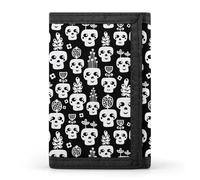 Skull Pot Culture Wallet for Men Trifold Wallets Credit Card Holder Minimalist Front Pocket for Women