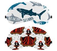 Skull Princess 2-Pack Light-Blocking Soft Breathable Eye Masks Sleep Mask Eye Patch