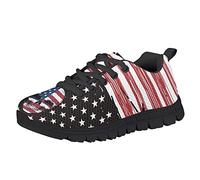 Skull Print Girls School Shoes Breathable Sports Sneakers Road Running Shoes Summer Casual Trainers