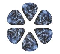 Skull Printed Guitar Picks Plectrum,Guitar accessories,6pcs 0.46mm