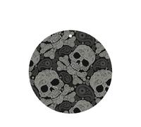 Skull Printing 10 Pcs Air Freshener Cards,Car Scented Hanging Sheets Air Freshener Set For Car Decoration