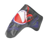 Skull Putter Cover - Premium PU Leather Head Protection, Magnetic Lock Design, Stylish Golf Accessory | Durable Club Protection That Enhances Aspen