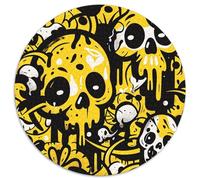 Skull Puzzle 1000 Piece Jigsaw Circular Jigsaws Adults Kids Puzzles Creative Games Home Adult Decoration Educational Games Inspirational 1000pcs (67.5x67.5cm)