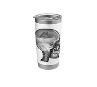 Skull Pyramids Egypt Ancient State of Mind Stainless Steel Insulated Tumbler