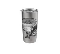 Skull Pyramids Egypt Ancient State of Mind Stainless Steel Insulated Tumbler