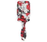 Skull Red Terrible friendly brush for thick hair women Designed head massager scalp for curly hair with Ergonomic handle cepillo para cabello de mujer