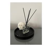 Skull Reed Diffuser | Gothic Decor | Room Fragrance Scent | 100ml Bottle & Skull Gothic decor (Pomegranate Noir)