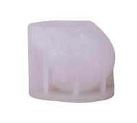 Skull Resin Mold - Resin Molds Rose Skull - Epoxy Silicone Resin Casting, Handcrafted Candle Making Molds for Halloween Decorations, Soft Pottery