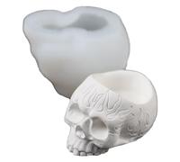 Skull Resin Mold Set Silicone Shape Molds for Soap Making Epoxy Resin Casting Molds for Making