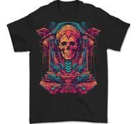 Skull Resurrection Mens T-Shirt 100% Cotton Black 5XL