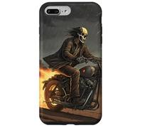 Skull Rider in Storm with Trails of Fire Case for iPhone 7 Plus/8 Plus