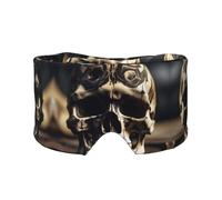 Skull Rock Roll Skeleton Bone Print Sleep Eye and Ear Muffs for Sleeping with Adjustable Strap for Travel Nap Shift Work Office