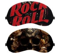 Skull Rose 2-Pack Light-Blocking Soft Breathable Eye Patch Sleeping Masks