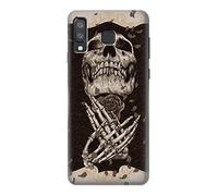 Skull Rose Case Cover For Samsung Galaxy A8 Star, A9 Star