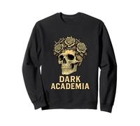 Skull Roses Thorns Dark Academia Sweatshirt