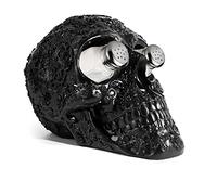 Skull Salt & Pepper Shaker Set, Decorations Kitchen Spice Holder, Evil Human Medieval Polyresin Skull Salt & Pepper Holder, Day of the Dead Home Kitchen Organizer Decor Gifts for Her and Him