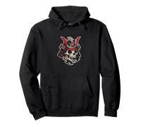 Skull Samurai Helmet Warrior Japan Pullover Hoodie