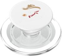 Skull Say When Funny Skeleton Tshirt Funny Western Cowboy PopSockets PopGrip for MagSafe