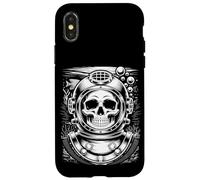 Skull Sea Diver Scuba Helmet Diving Case for iPhone X/XS