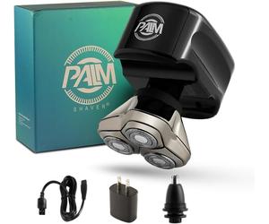 Skull Shaver Palm 3 Head & Face Shaver -Ergonomic Design- Waterproof Cordless S
