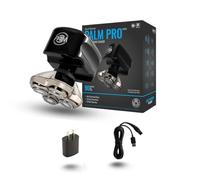 Skull Shaver Palm Pro MX5 Face and Head Shaver - Cordless, Rechargeable, Wet/Dry Use - Electric Razor for Men, USB Charging - Mens Grooming Kit - Carver 4 Head Pro Blade, LED Display