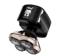 Skull Shaver Pitbull Gold PRO GX5 Men's Grooming Kit - Cordless, Rechargeable 4D Electric Razor for Head, Beard & Body - Wet/Dry Use, Travel-Friendly with USB Adapter & Charging Cable