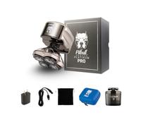 Skull Shaver Pitbull Platinum Pro Electric Head and Face Razor for Men with Bonus CR-3 Blade