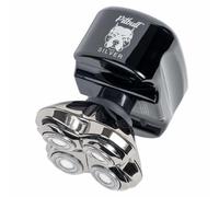 Skull Shaver Pitbull Silver PRO SX5 Head and Face Shaver - Men's Electric Razor with UK Plug