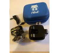 Skull Shaver Platinum PRO Kit - 4-Head Rotary Shaver with USB Charge, IPX5 Wet/Dry, LCD Battery Display, Includes Travel Case & Rinse Stand