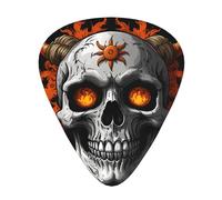 skull sheep daisy Guitar picks in thin, medium, and thick sizes, 12-piece set, suitable for electric guitar and various instruments