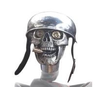 Skull Shift Knob - Gear Lever Handle, Shift Knob | Striking Skull Design, Hand-painted, Robustly Manufactured, Ideal For Tuning Fans, Show Cars, Muscle Cars, Interior Refinement, Eye-catcher In The Ve
