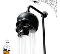 Skull Shower Head,Summon The Spirit of Halloween Every Morning,Horror Halloween Skull Shower Head,Waterfall Full Body Coverage, Easy Install for Home-B