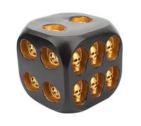 Skull Six Side Resin Game Halloween Skeleton Pub Party Decoration Skull Face Game