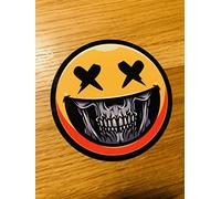 Skull Smile Sticker Fun JDM Drift Racing Motorsport OEM Comic V8 Mi481