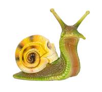 Skull Snail Statue Halloween Garden Ornaments Skull Sculpture Gothic Creative Resin Craft Decorative Figure Snail Halloween Skull Snail Statue (Light Green)
