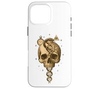 Skull Snake DNA Tree Clock Eye Symbolic Art Case for iPhone 16 Pro Max